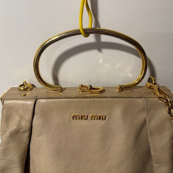 Miu Miu Leather Crossbody Bag - Picture 6 of 7